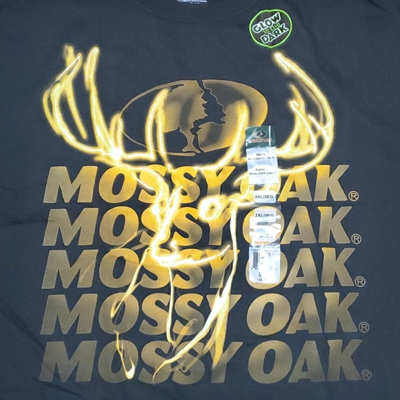 Men's Short Sleeve T-Shirt Mossy Oak size XXL - Picture 3 of 3
